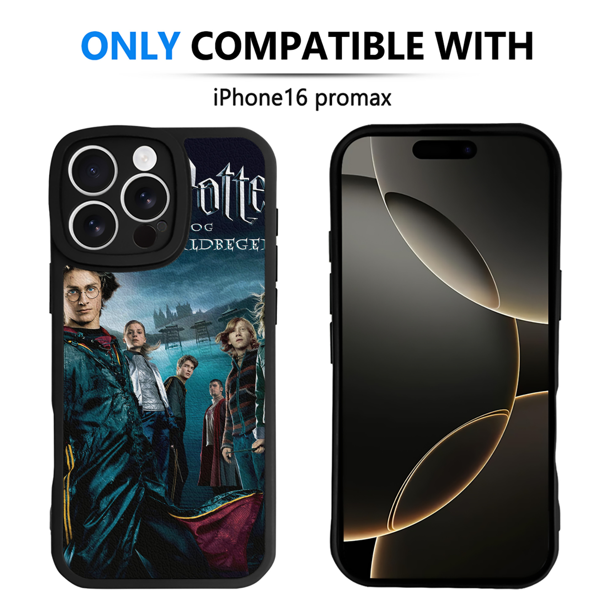 （画像用） Harry Potter ハリー・ポッターシリーズ 【iPhone 16シリーズ対応】シリコンスマホケース（レザー調） 材質：シリコン